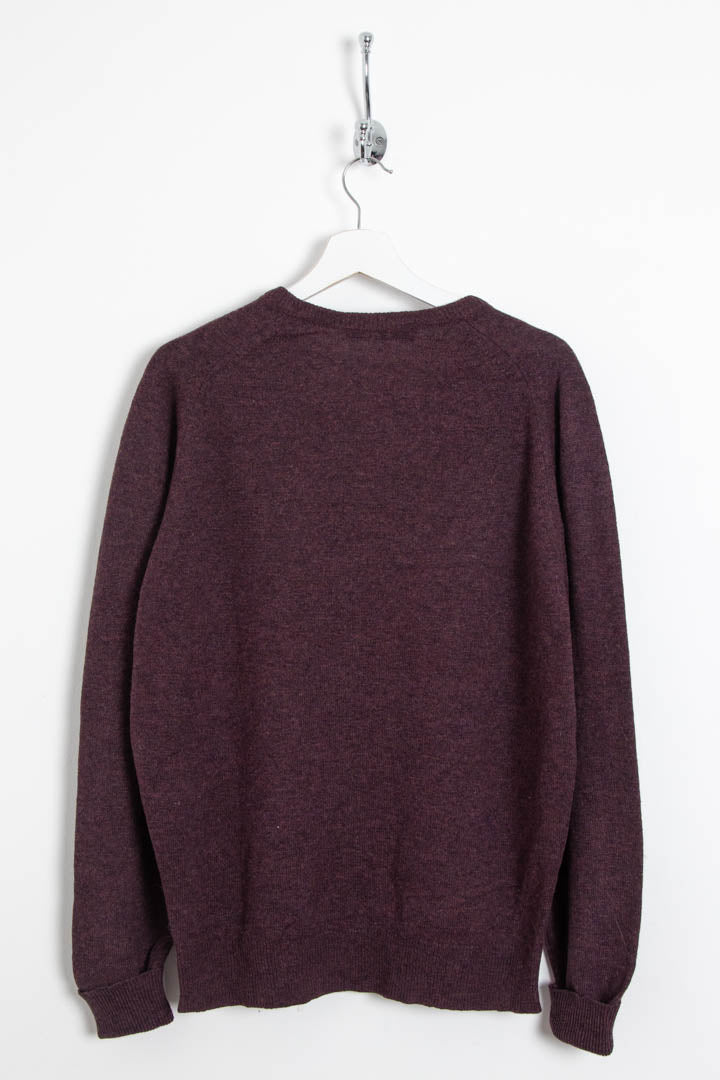 Image of Burberry V Neck Wool Knitted Jumper (M)