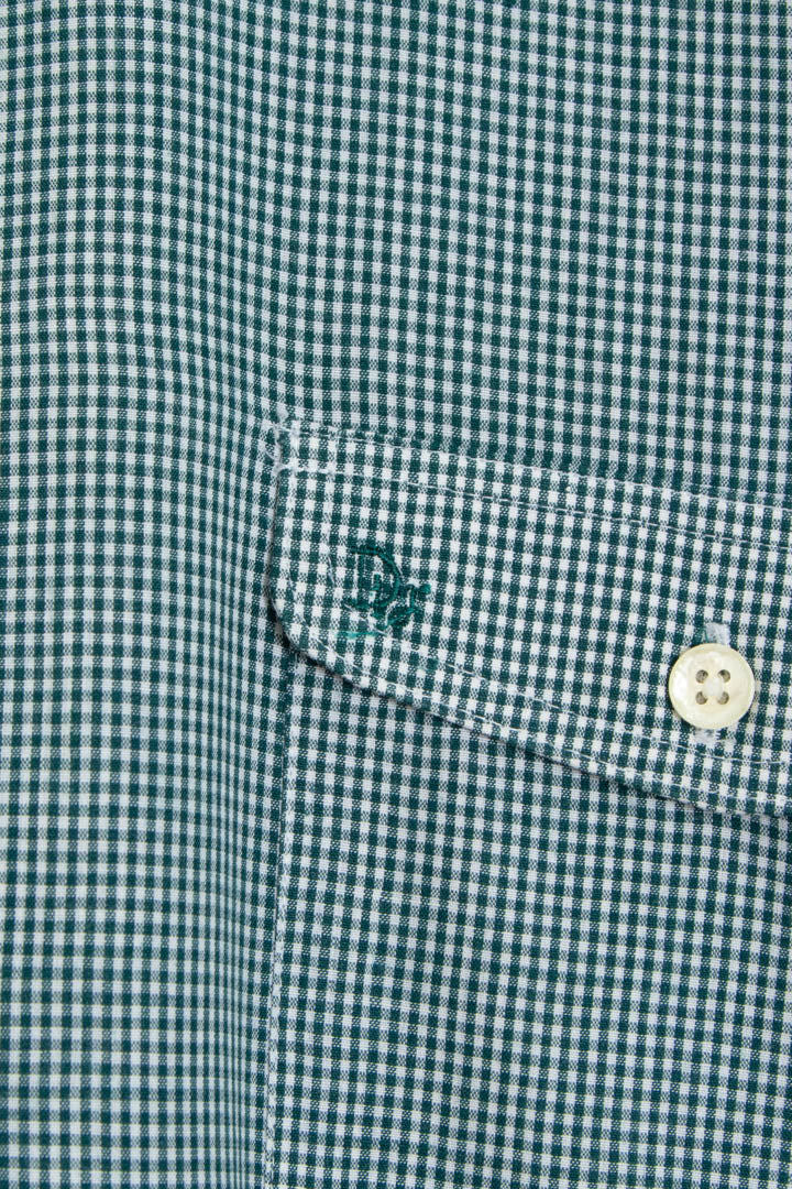Image of Christian Dior Gingham Long Sleeve Shirt (XL)