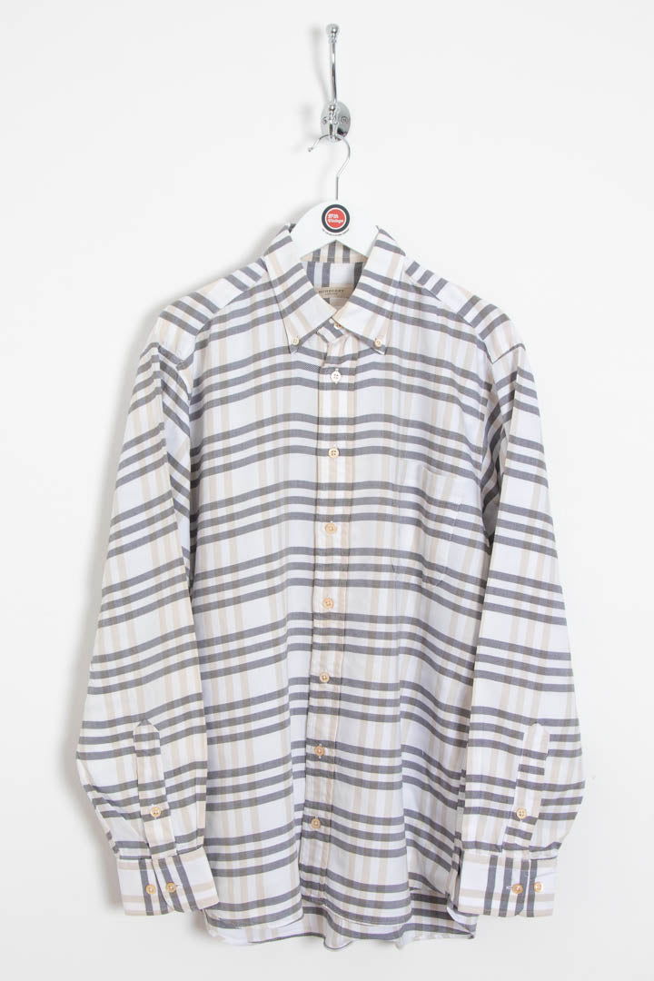 Image of Burberry Long Sleeve Checkered Shirt (M)