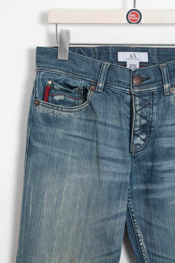 Image of Armani Straight Leg Denim Jeans (W30 x L30)