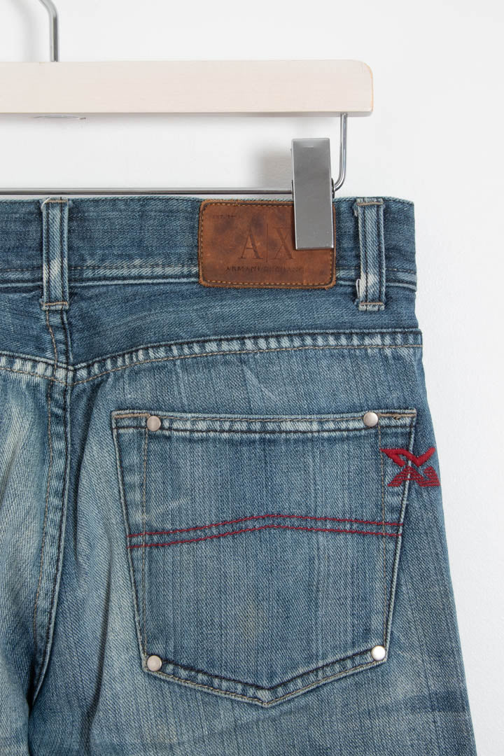 Image of Armani Straight Leg Denim Jeans (W30 x L30)