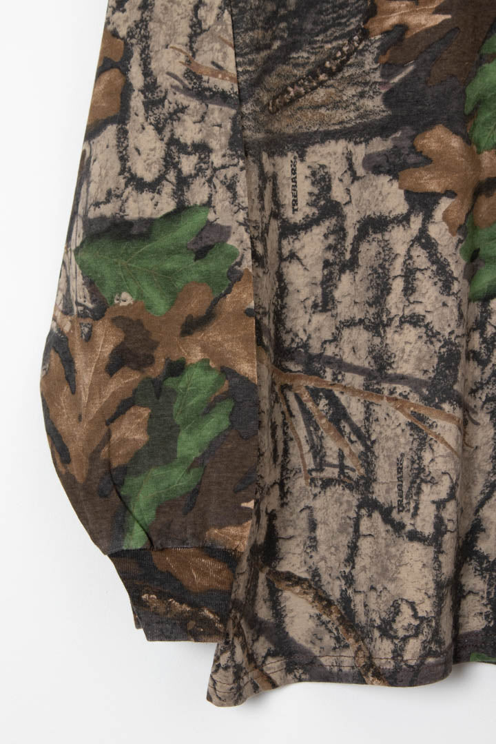 Image of Realtree Camo Longsleeve Mock Neck T-Shirt (M)