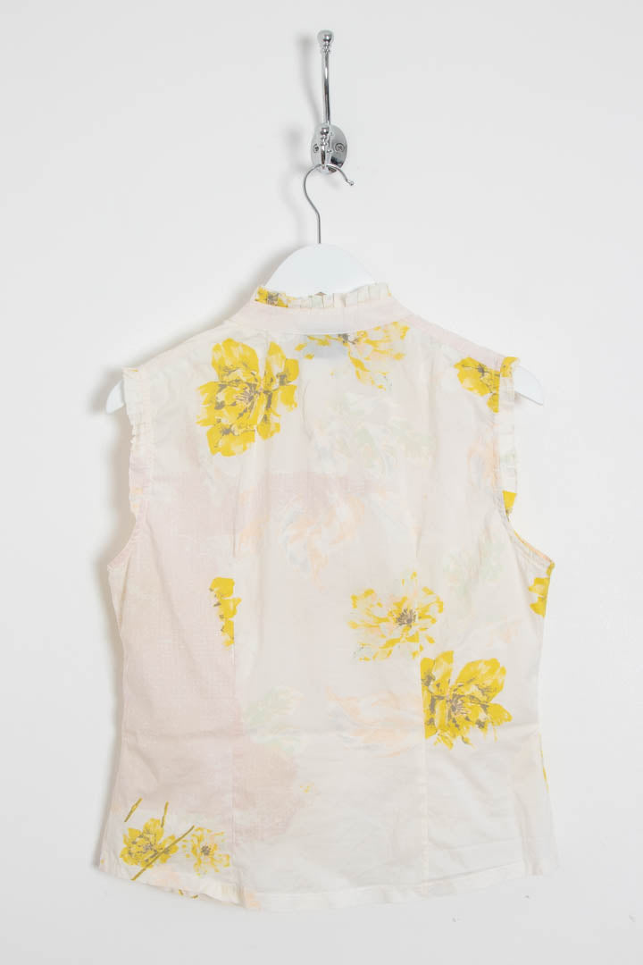 Image of Women's Cavalli Zip Up Floral Blouse (S)