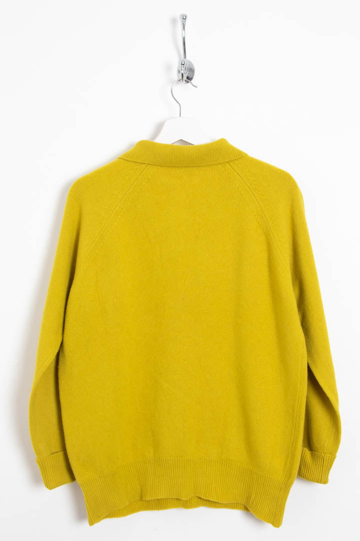 Image of Burberry Long Sleeve Polo Wool Jumper (M)