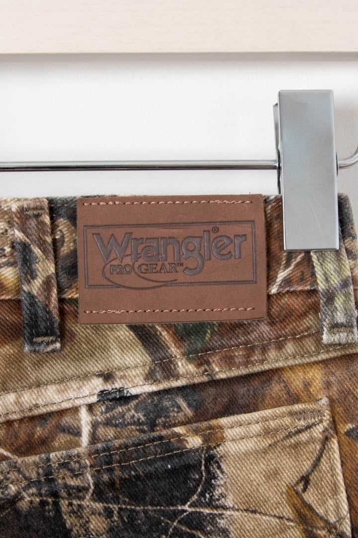 Realtree Camo Wrangler Double Knee Carpenter Denim Jeans (W32 x