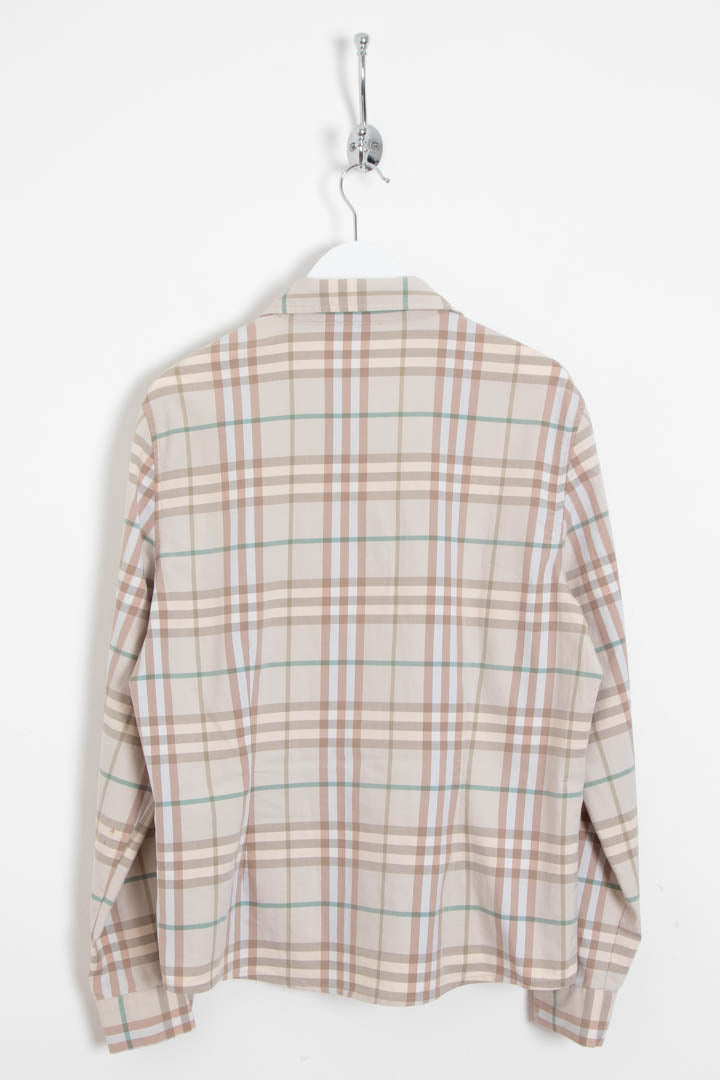 Image of Women's Burberry Long Sleeve Checkered Shirt (L)