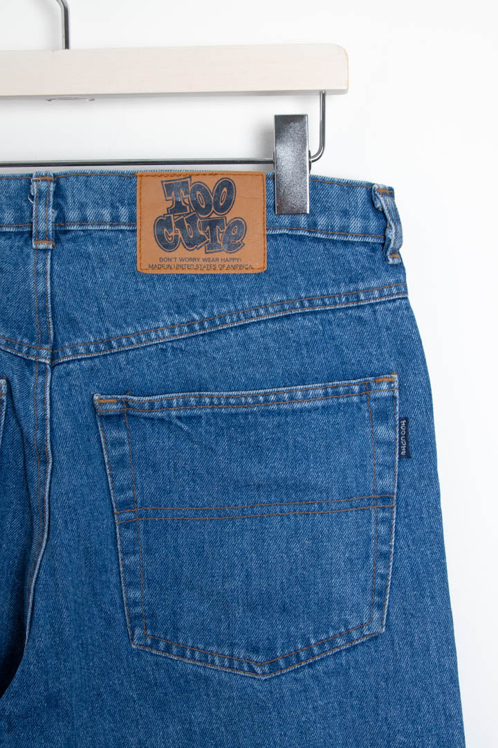 Image of Women's Disney Mickey & Minnie High Wasited Denim Jeans (W30 x L30)