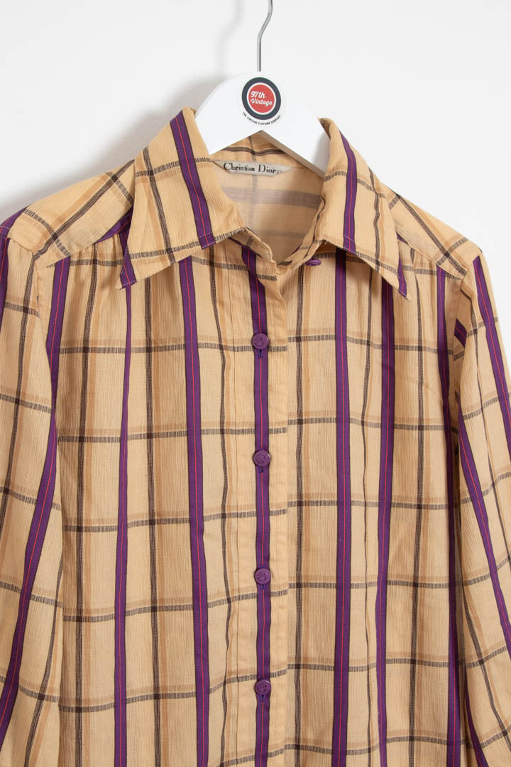 Image of Women's Christian Dior Long Sleeve Shirt (M)