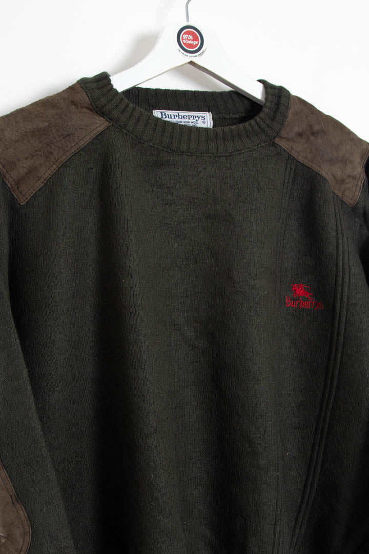 Image of Women's Burberry Crew Neck Wool Jumper (L)