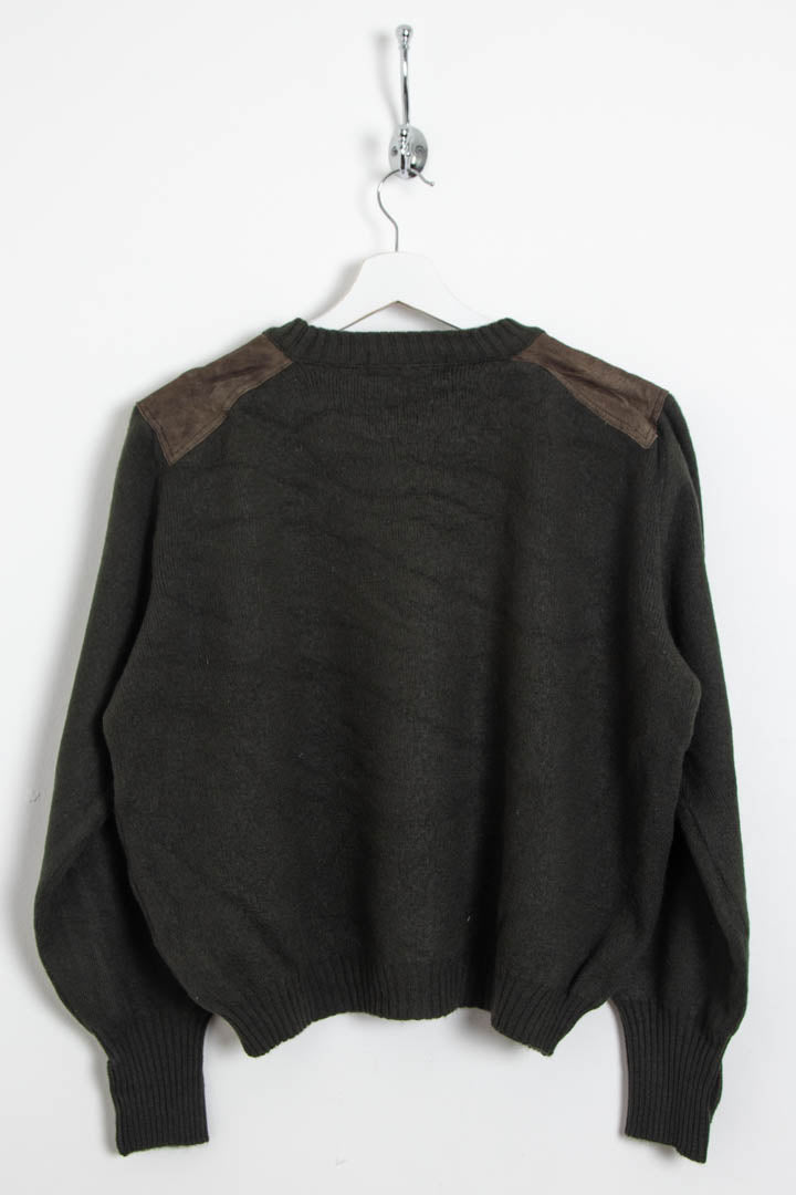 Image of Women's Burberry Crew Neck Wool Jumper (L)