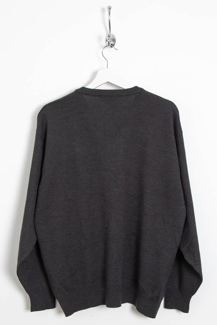 Image of Burberry V Neck Knitted Jumper (M)