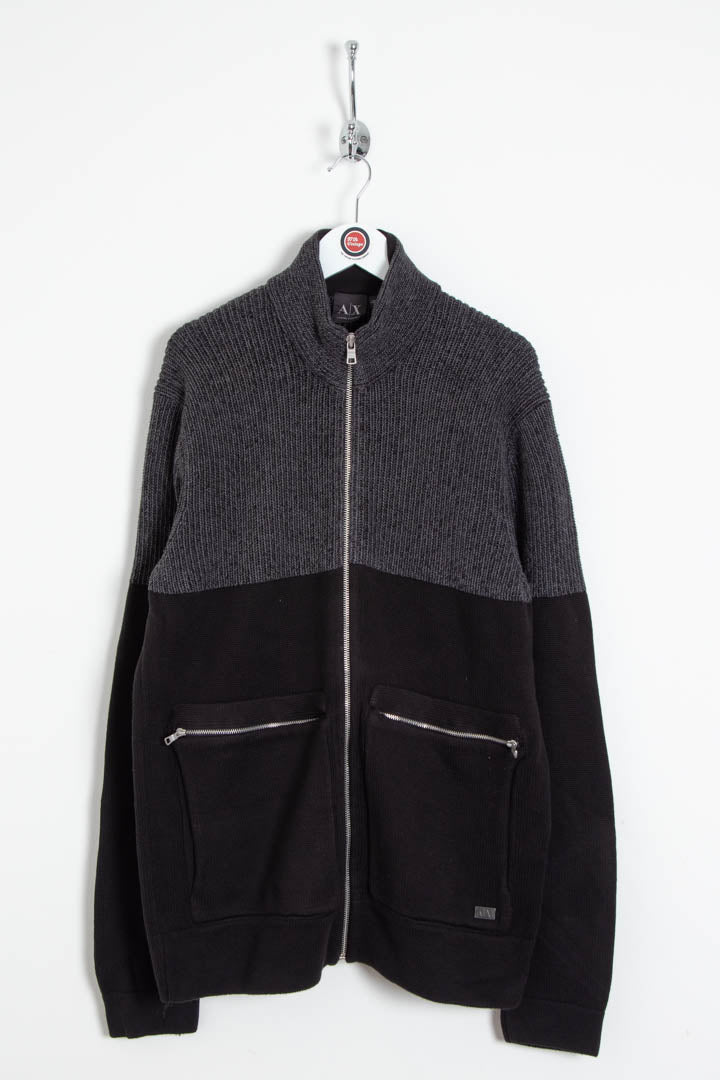 Image of Armani Zip Through Sweater Jacket (L)