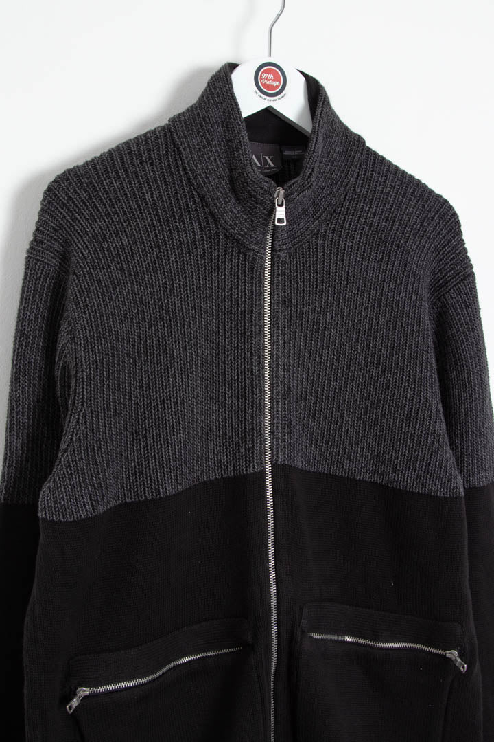 Image of Armani Zip Through Sweater Jacket (L)
