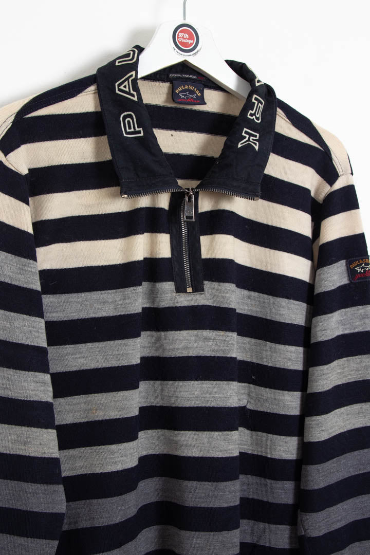 Image of Paul & Shark 1/4 Zip Wool Jumper (L)