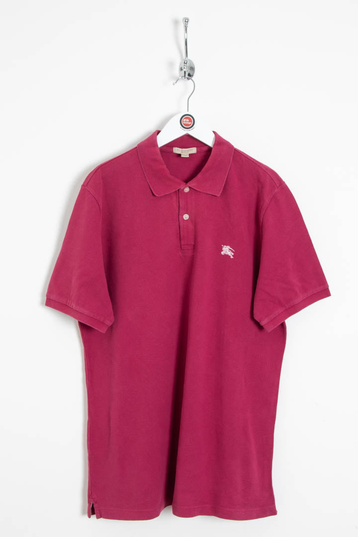 Image of Burberry Short Sleeve Polo Shirt (L)