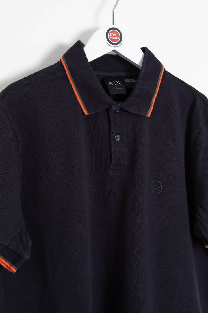Image of Armani Exchange Short Sleeve Polo Shirt (M)