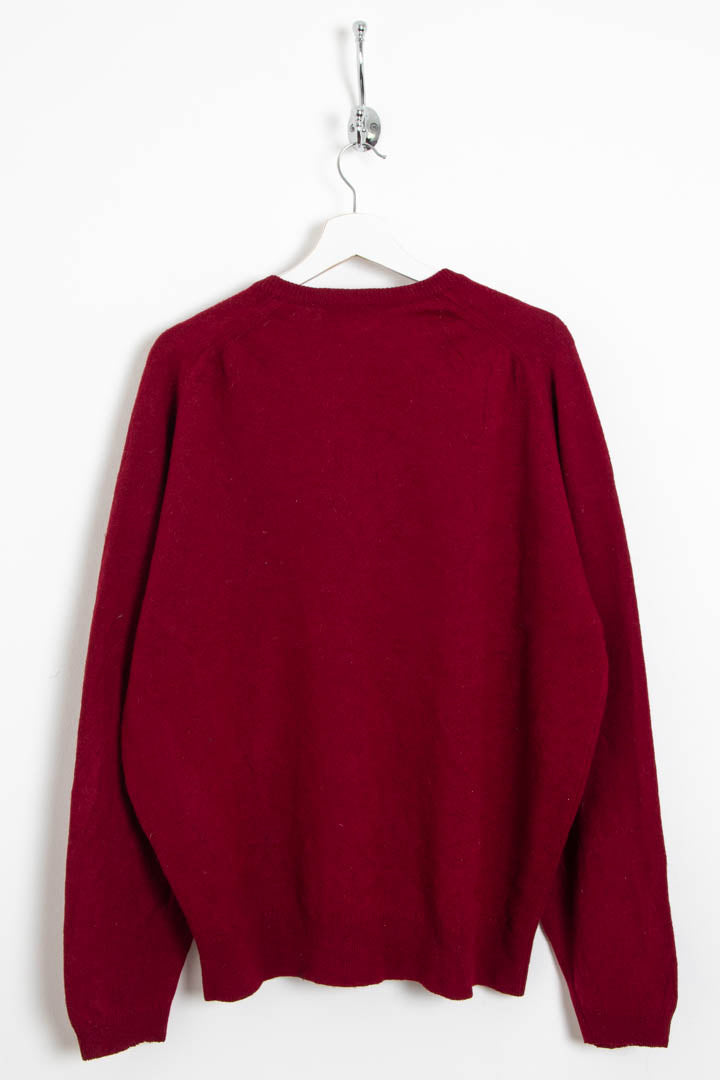 Image of Burberry V Neck Wool Jumper (L)