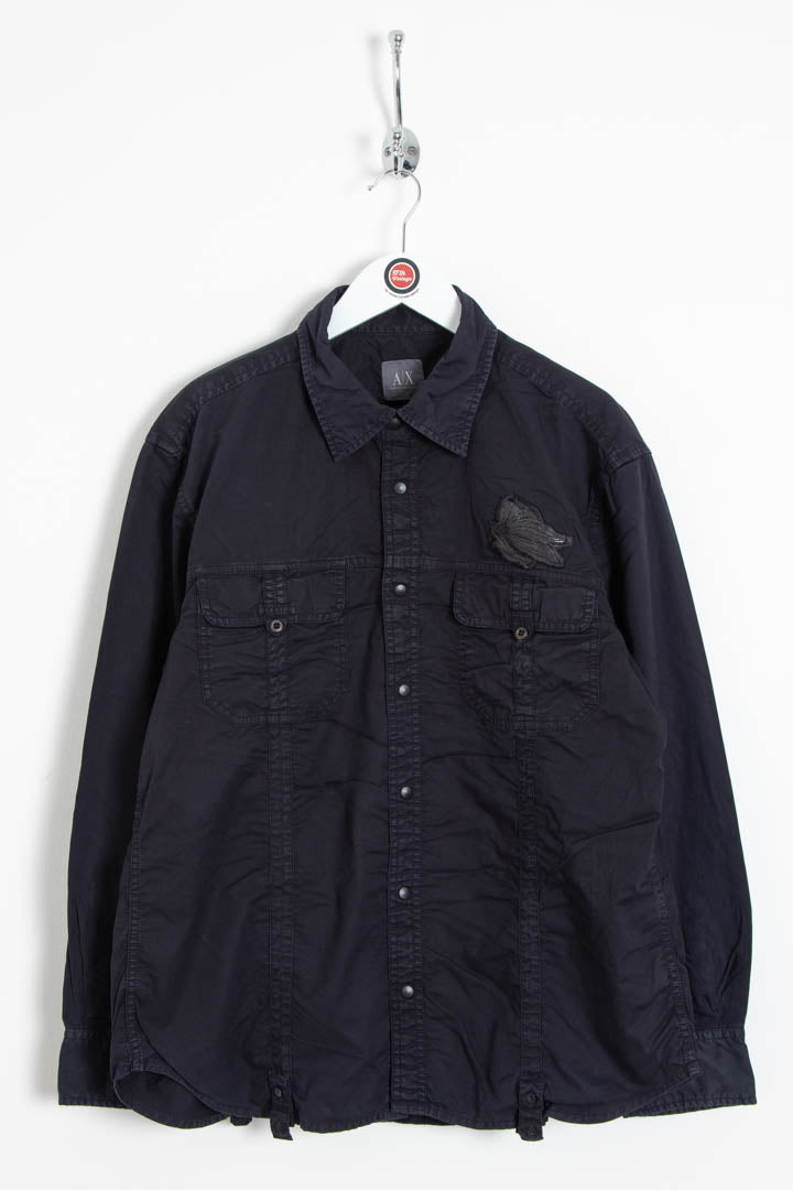 Image of Armani Long Sleeve Utility Shirt (M)