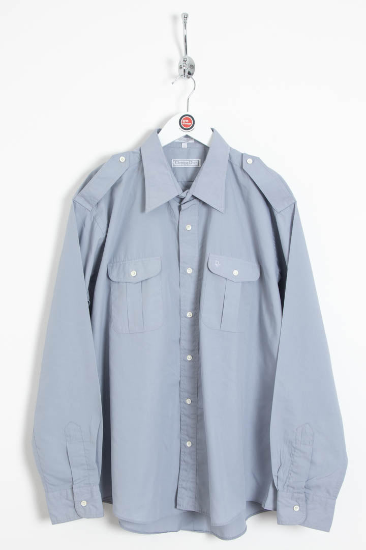 Image of Christian Dior Long Sleeve Utility Shirt (XL)