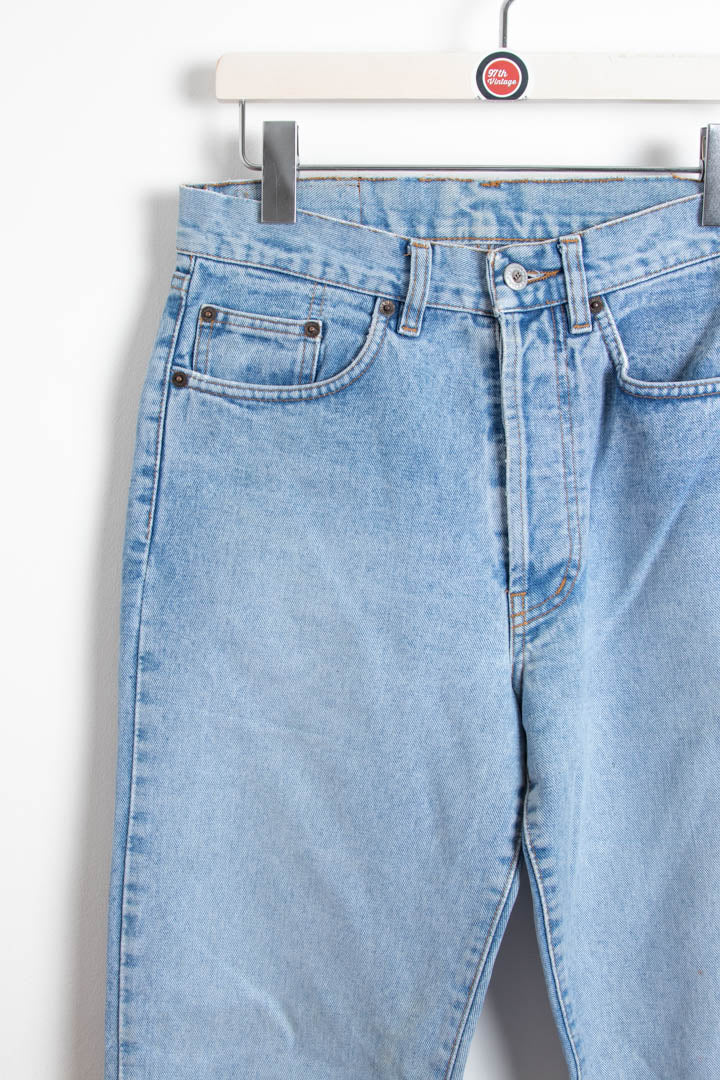 Image of Women's Schott NYC High Waisted Denim Jeans (10)