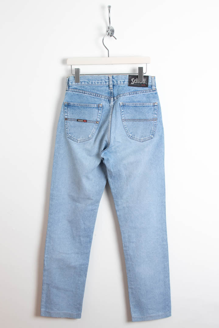 Image of Women's Schott NYC High Waisted Denim Jeans (10)