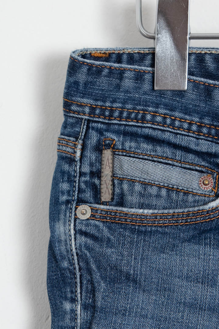 Image of Women's Armani Exchange Low Rise Denim Jeans (UK 8)