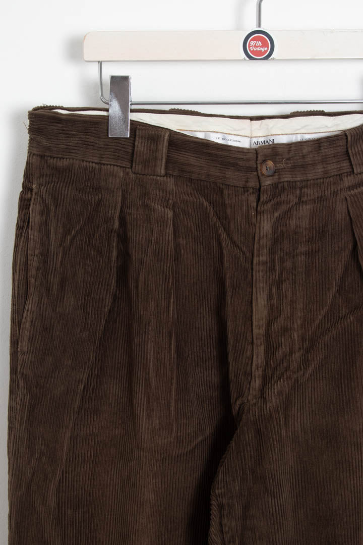 Image of Giorgio Armani Jumbo Corduroy Trousers (W36 x L30)