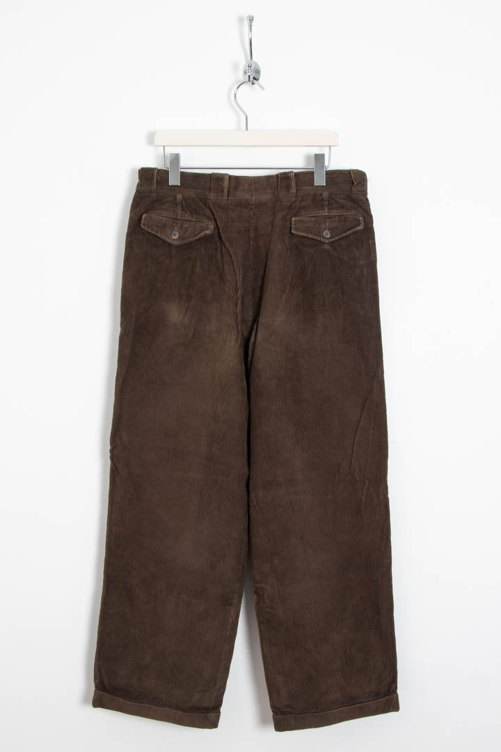 Image of Giorgio Armani Jumbo Corduroy Trousers (W36 x L30)