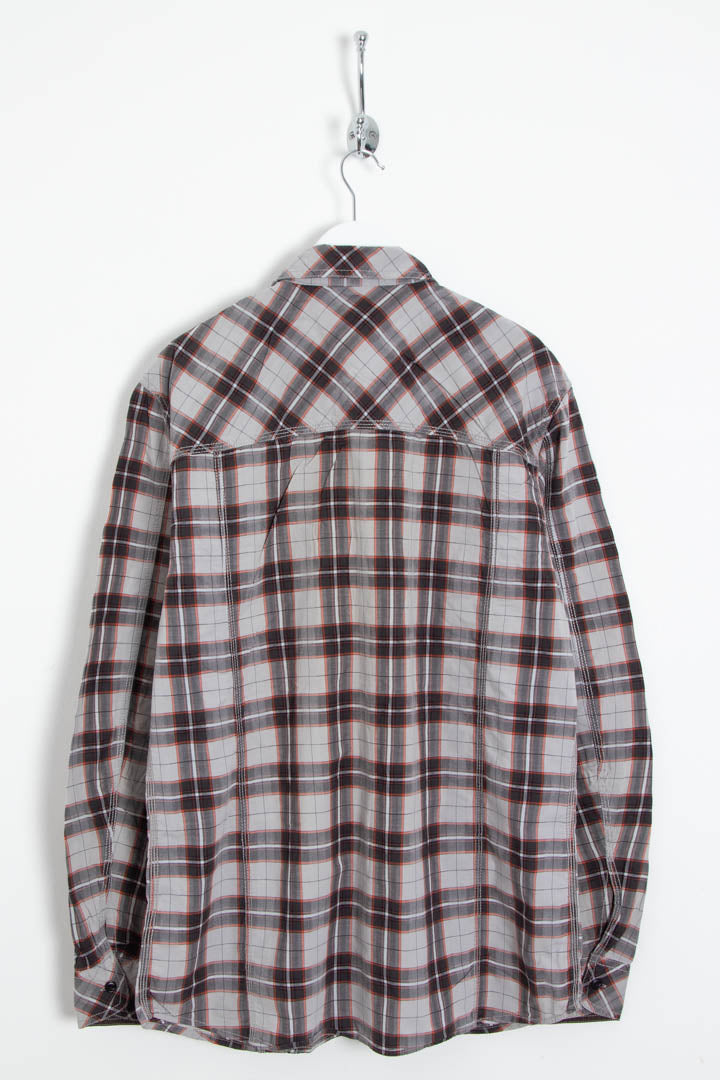 Image of Diesel Long Sleeve Checkered Shirt (L)