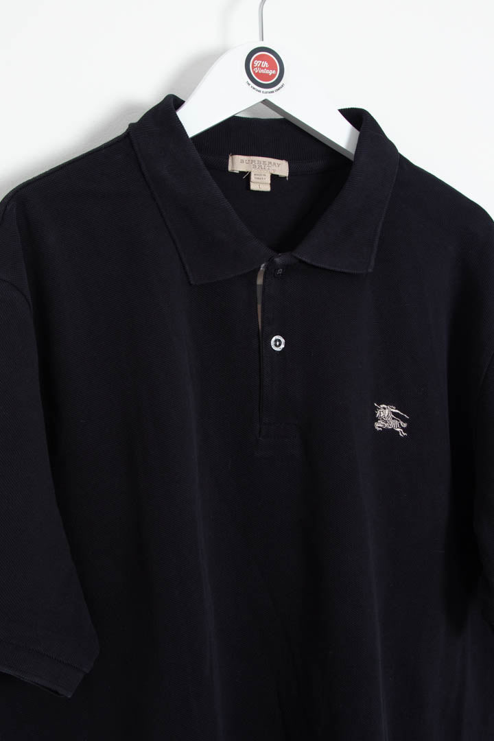 Image of Burberry Short Sleeve Polo Shirt (L)