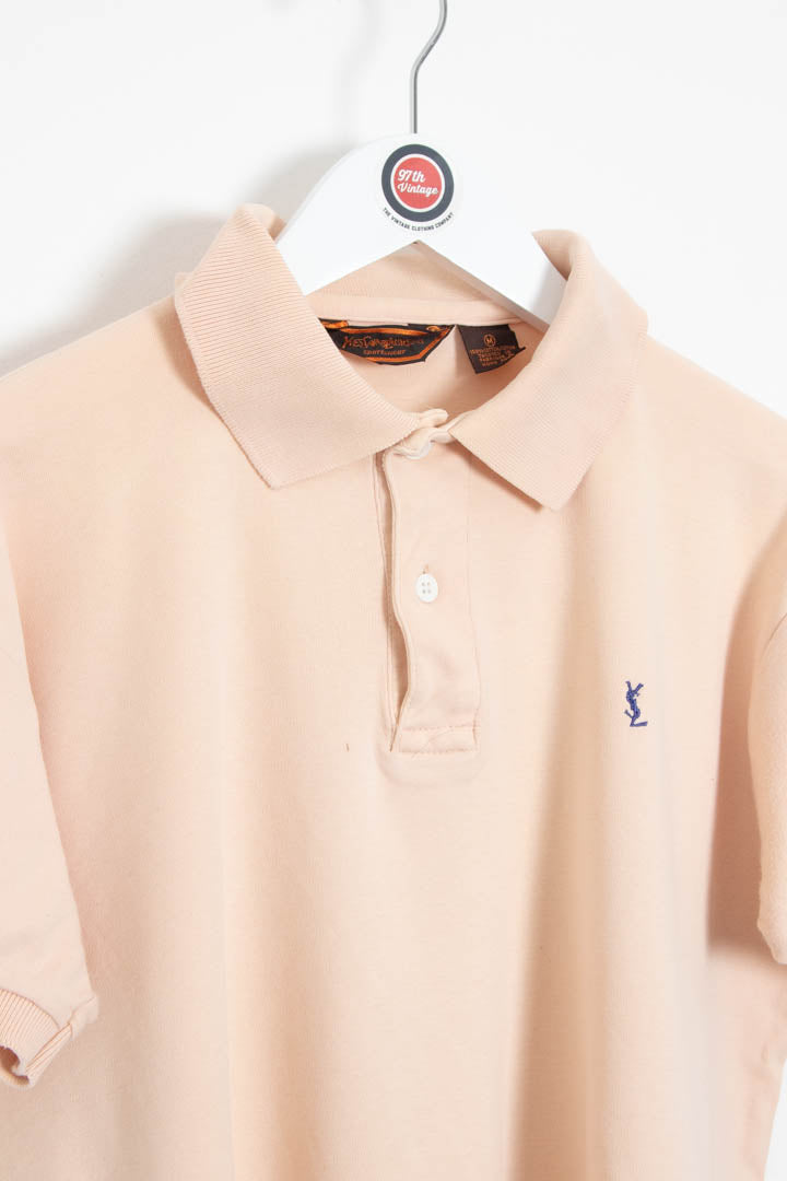 Image of YSL Short Sleeve Polo Shirt (S)
