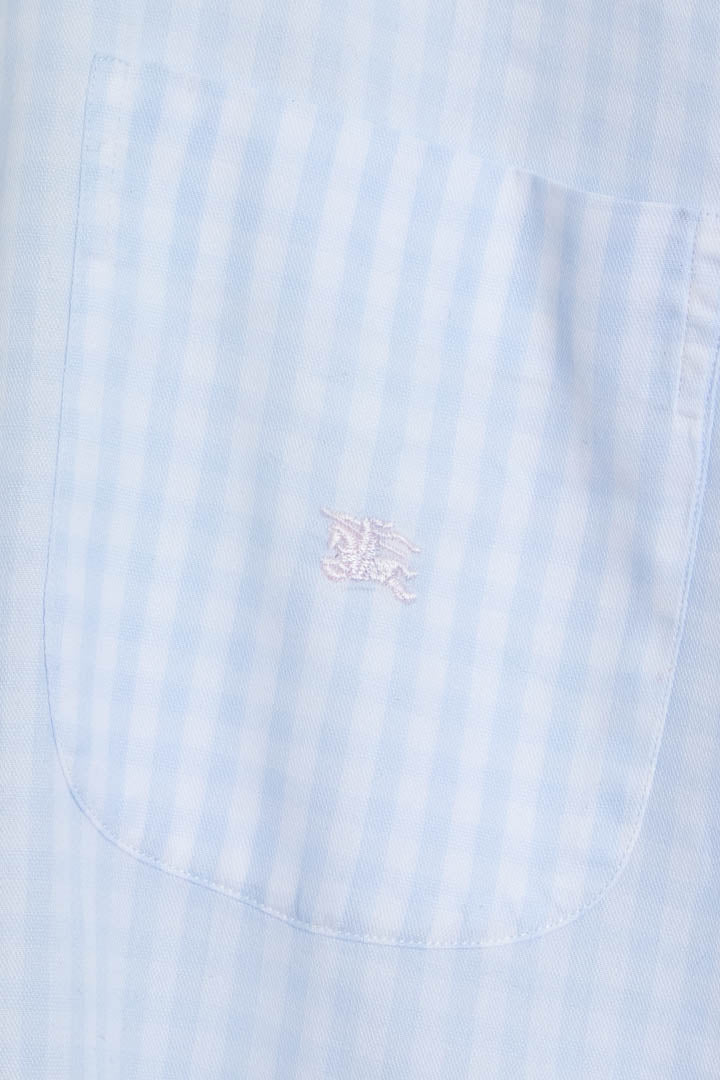 Image of Burberry Gingham Long Sleeve Shirt (M)