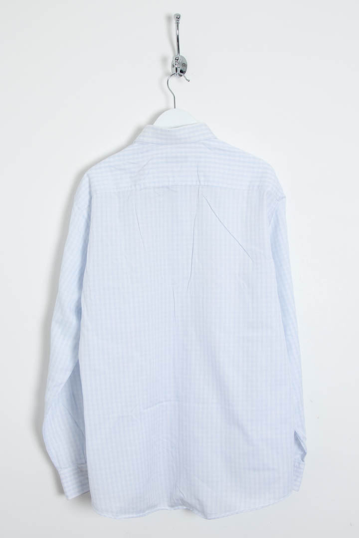Image of Burberry Gingham Long Sleeve Shirt (M)