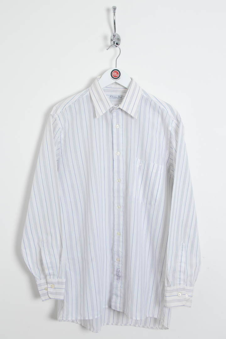 Image of Christian Dior Pinstripe Long Sleeve Shirt (S)