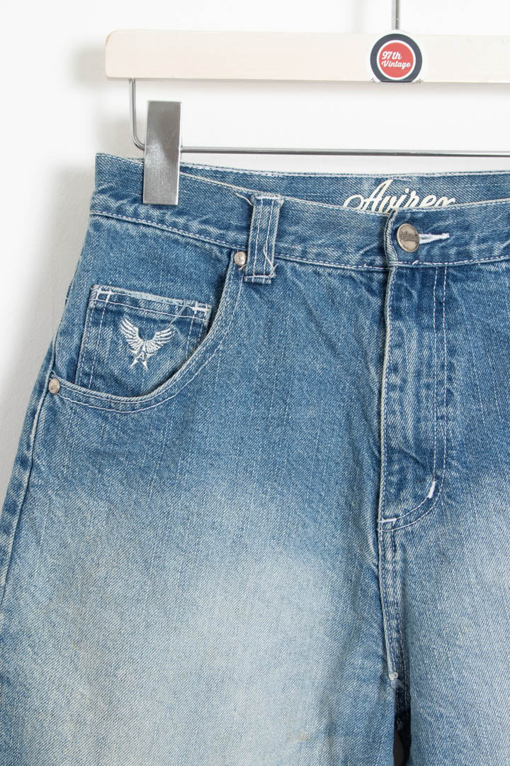 Image of Avirex Denim Jorts (XS)