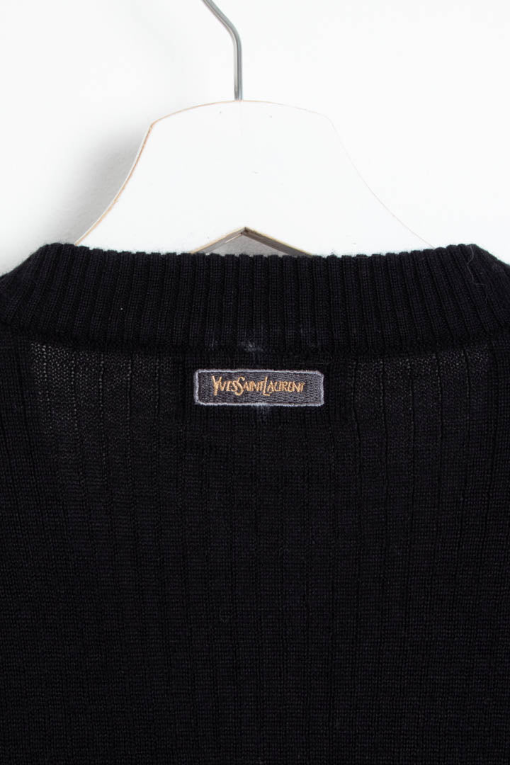 Image of YSL Button Up Sweater Vest (L)