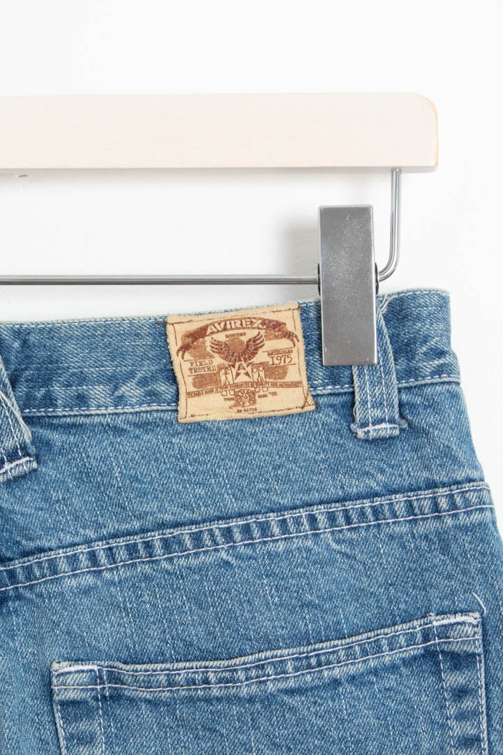 Image of Avirex Denim Jorts (XS)