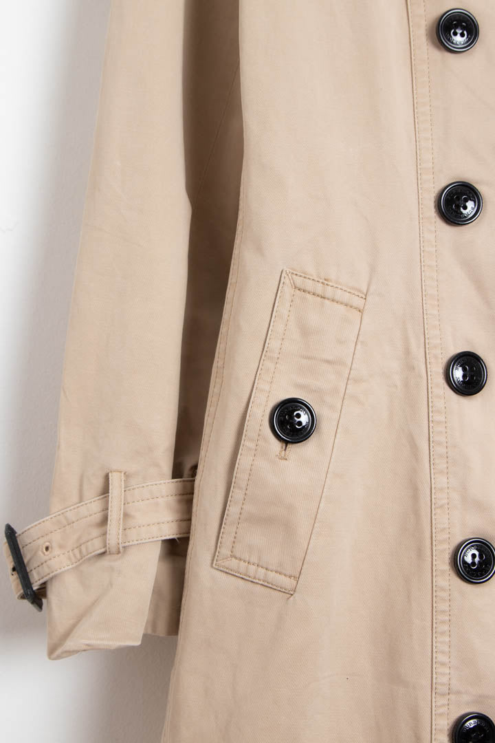Image of Women's Burberry Double Breasted Trench Coat (XS)
