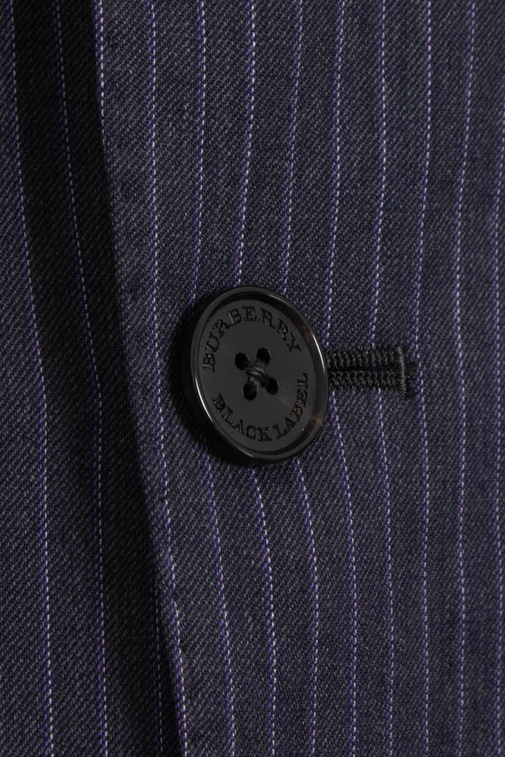 Image of Women's Burberry Pinstripe Blazer Jacket (S)