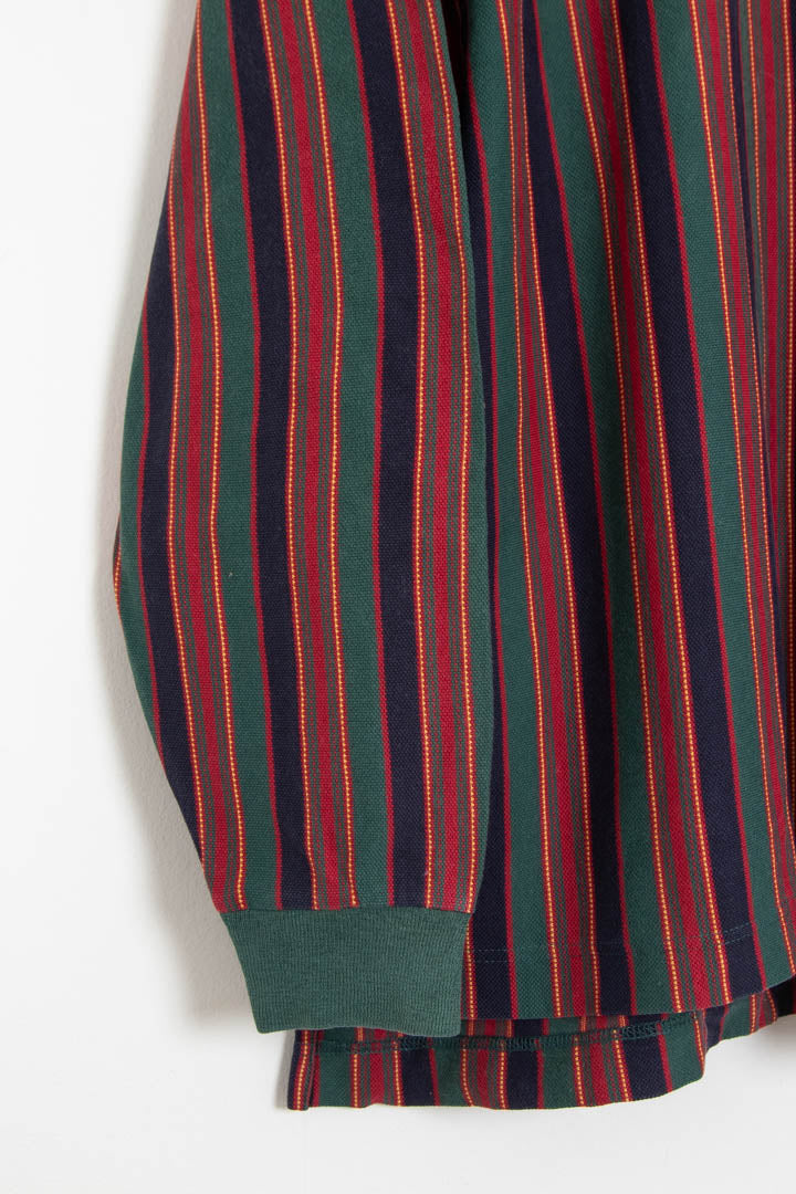Image of Burberry Long Sleeve Polo Shirt (M)