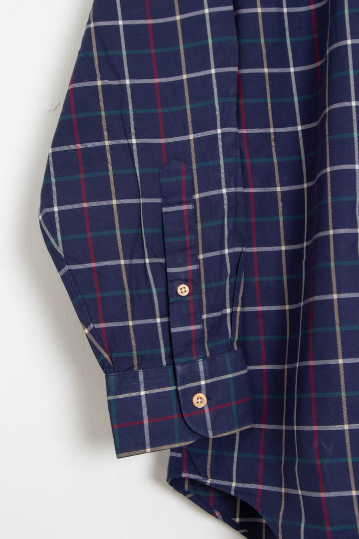 Image of Burberry Long Sleeve Checkered Shirt (M)