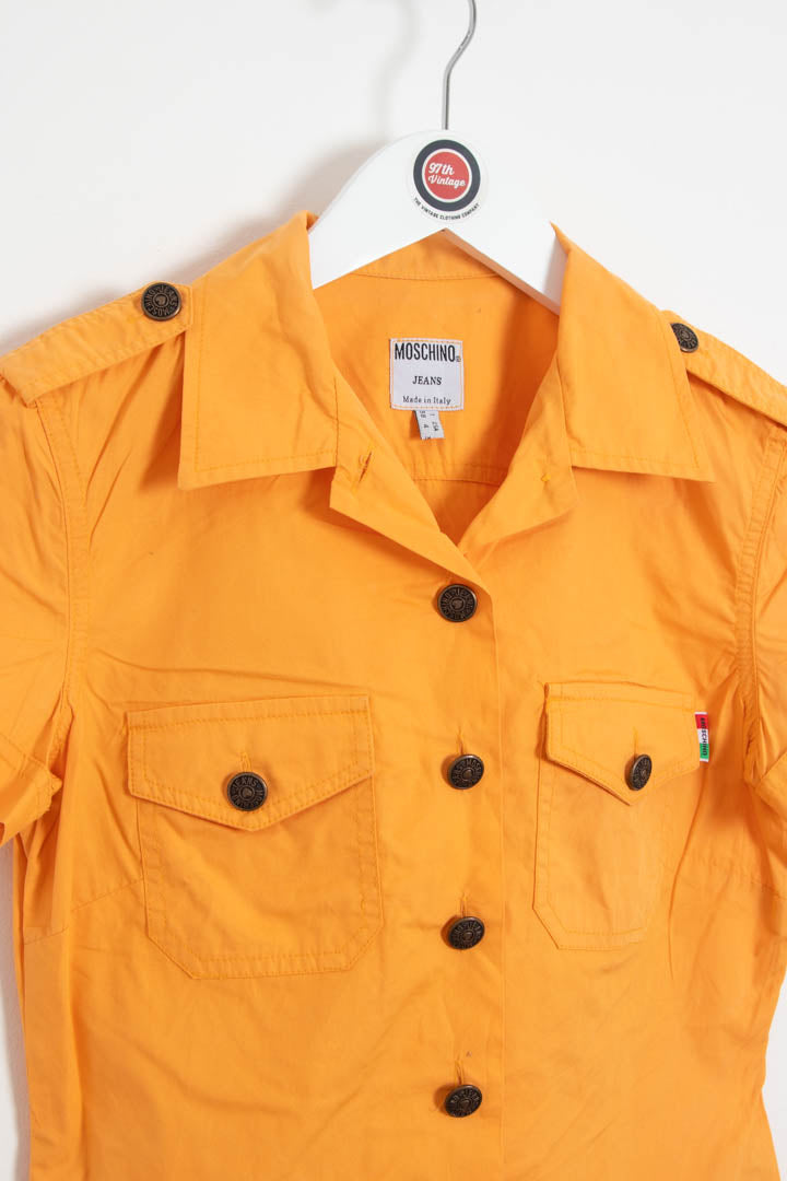 Image of Women's Moschino Short Sleeve Shirt (S)