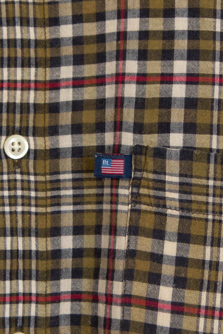 Image of Ralph Lauren Polo Jeans Short Sleeve Checkered Shirt (M)