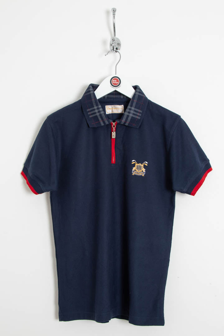 Image of Women's Burberry 1/4 Zip Polo Shirt (S)