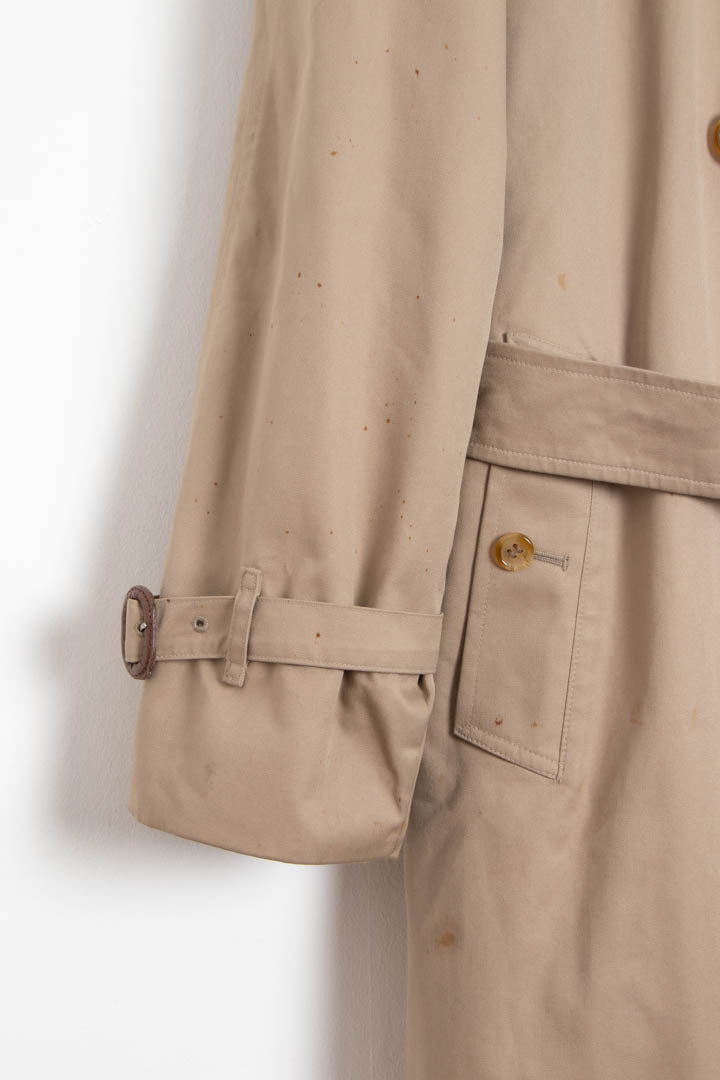 Image of Women's Burberry Wool Lined Double Breasted Trench Coat (L)