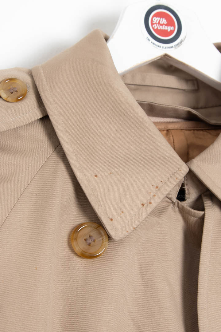 Image of Women's Burberry Wool Lined Double Breasted Trench Coat (L)