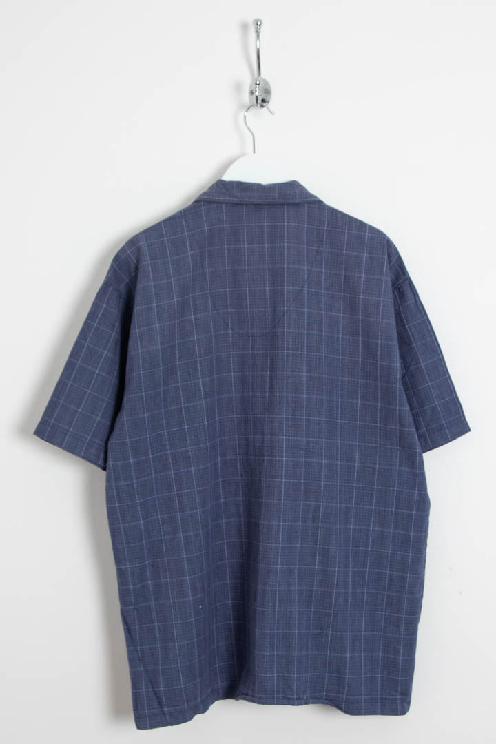 Image of Pierre Balmain Short Sleeve Checkered Shirt (M)