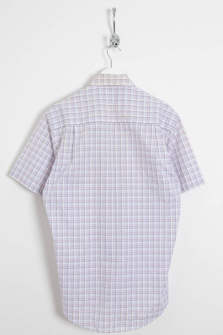 Image of Balenciaga Short Sleeve Checkered Shirt (S)