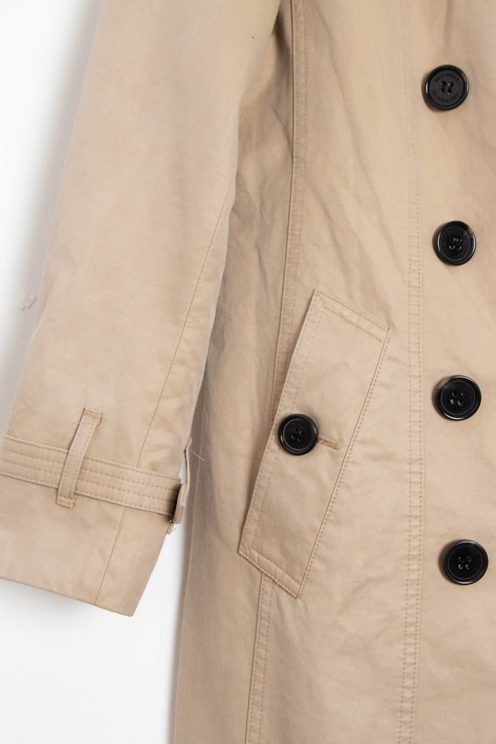 Image of Women's Burberry Double Breasted Trench Coat (XS)