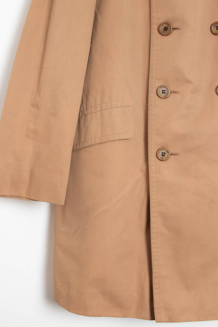 Image of Burberry Nova Check Lined Double Breasted Trench Coat (S)